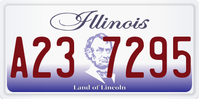 IL license plate A237295