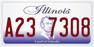 IL license plate A237308