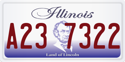 IL license plate A237322