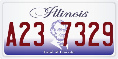 IL license plate A237329