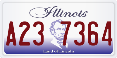 IL license plate A237364