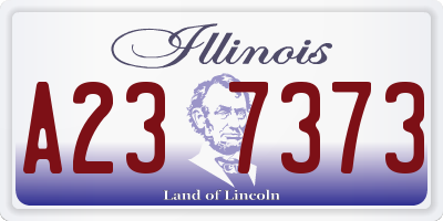IL license plate A237373