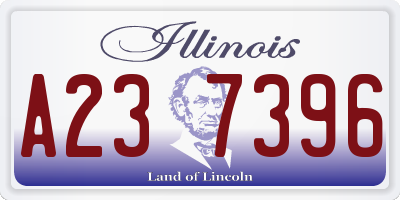 IL license plate A237396