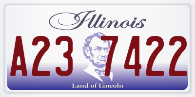 IL license plate A237422