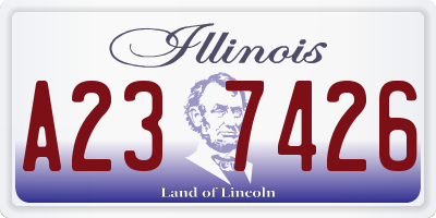 IL license plate A237426