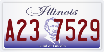 IL license plate A237529