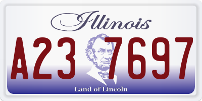 IL license plate A237697