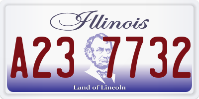IL license plate A237732
