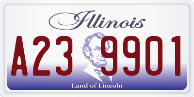 IL license plate A239901