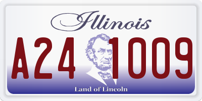 IL license plate A241009