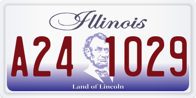 IL license plate A241029
