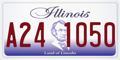 IL license plate A241050