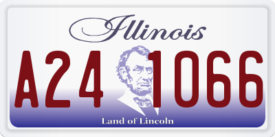 IL license plate A241066