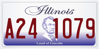 IL license plate A241079