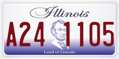 IL license plate A241105