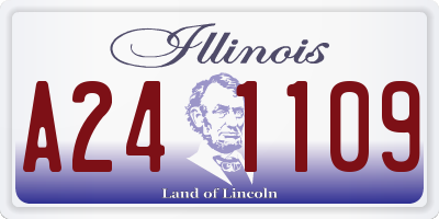 IL license plate A241109