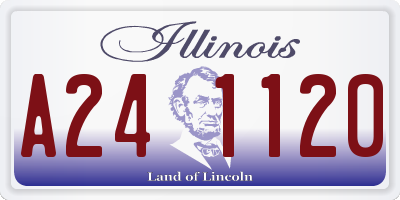 IL license plate A241120