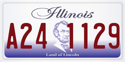 IL license plate A241129