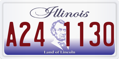IL license plate A241130