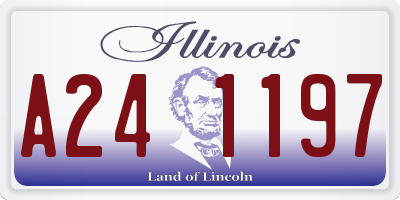 IL license plate A241197