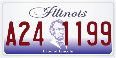 IL license plate A241199