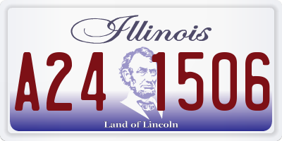 IL license plate A241506