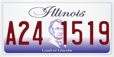IL license plate A241519