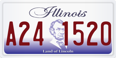 IL license plate A241520