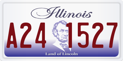 IL license plate A241527