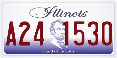 IL license plate A241530