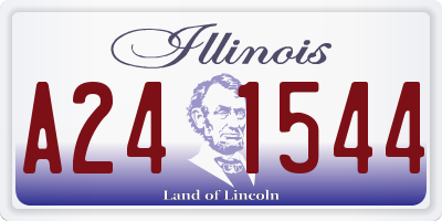 IL license plate A241544