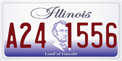 IL license plate A241556