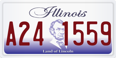 IL license plate A241559