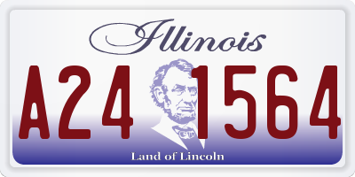 IL license plate A241564