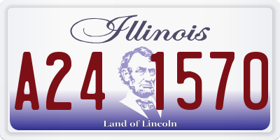 IL license plate A241570