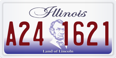 IL license plate A241621
