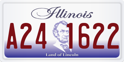 IL license plate A241622