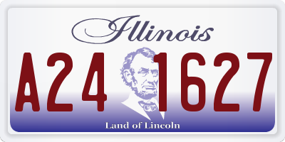 IL license plate A241627
