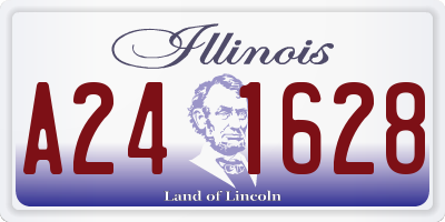 IL license plate A241628