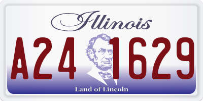 IL license plate A241629