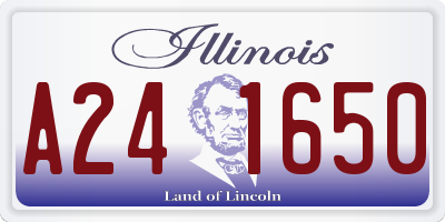 IL license plate A241650