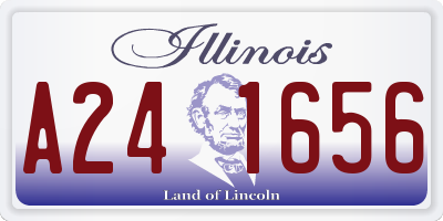 IL license plate A241656