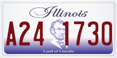 IL license plate A241730