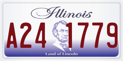 IL license plate A241779