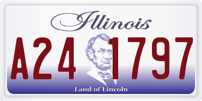 IL license plate A241797