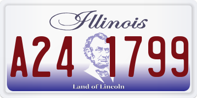 IL license plate A241799