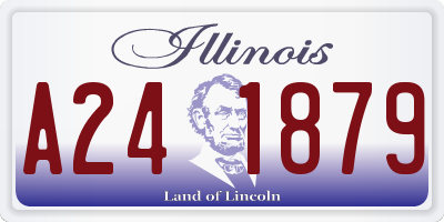 IL license plate A241879