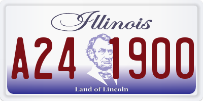 IL license plate A241900