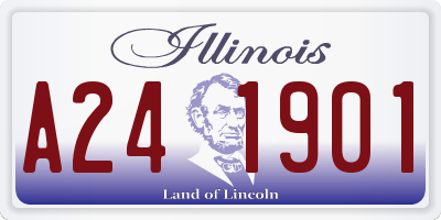 IL license plate A241901