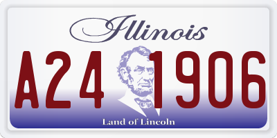 IL license plate A241906